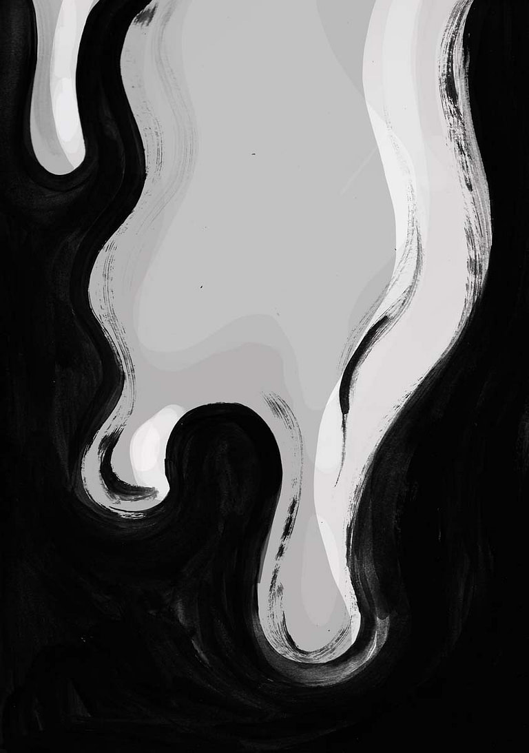 Gwenna Luna -Ardale ghost illustration